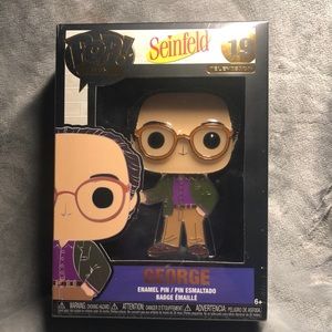 🤑3/$15🤑 FUNKO POP PIN~ Seinfeld George Costanza #19)